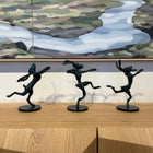 Creemore Dancing Rabbits by Anne McIlroy / Bronze