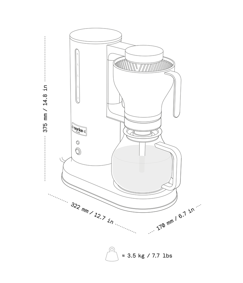 Coffee Maker Stainless Steel - Aarke