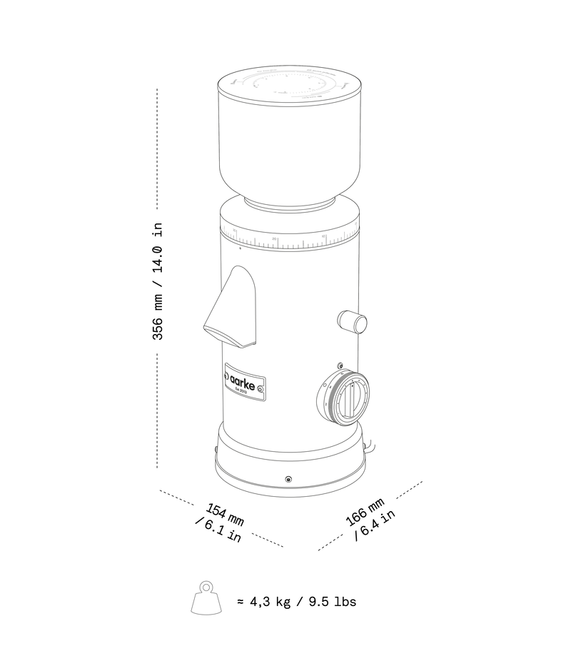 Coffee Grinder Stainless Steel - Aarke