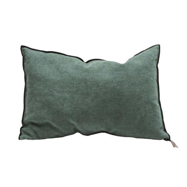 Soft Washed Chenille Pillow - 16x24" - Canard