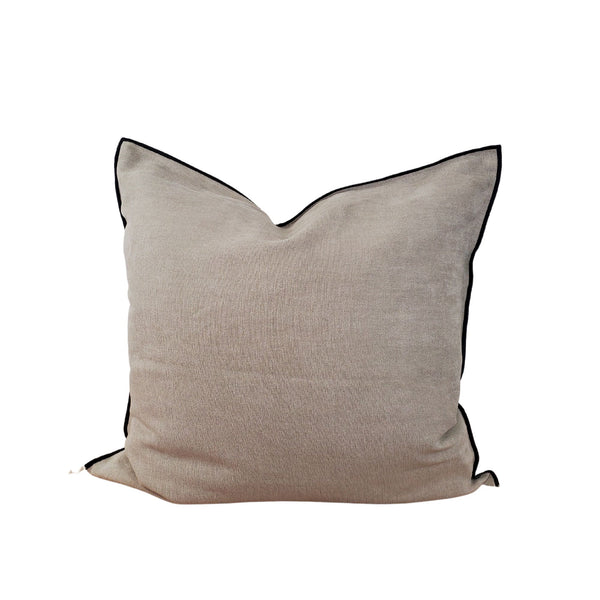 Soft Washed Chenille Pillow - 26x26" - Ciment