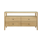 Spindle Dresser - Oak - 4 Drawers