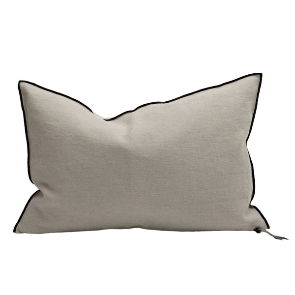Stone Washed Linen Pillow - 16x24" - Natural