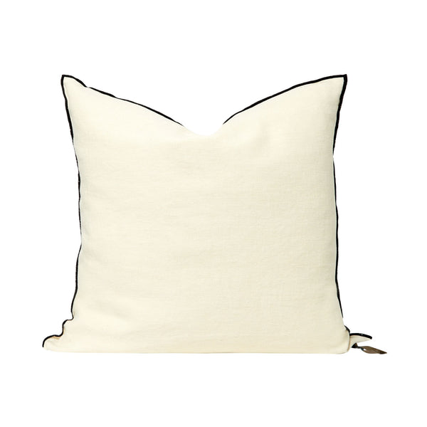 Stone Washed Linen Pillow - 26x26" - Natural