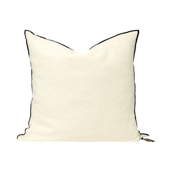 Stone Washed Linen Pillow - 20x20" - Natural