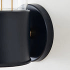 The Muse Wall Light in Hackles Black