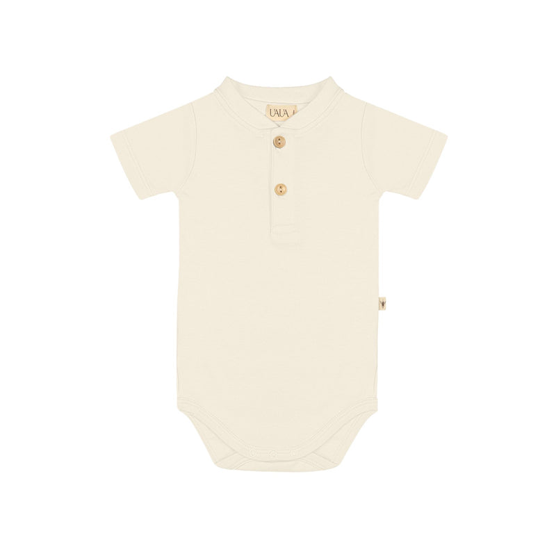 Onesie With Buttons Short Sleeves