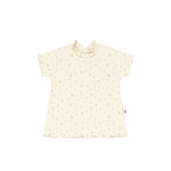 Ruffled T-Shirt Short Sleeves