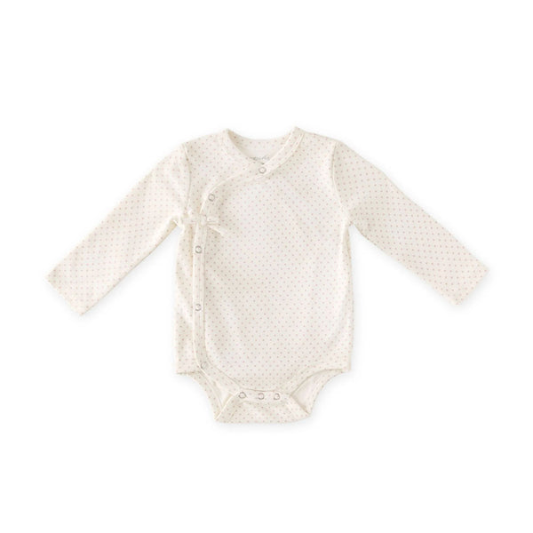 Long Sleeve Kimono One Piece - Pin Dot