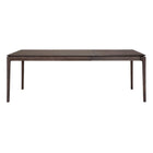 Varnished Oak Bok Extendable Dining Table