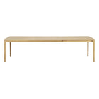 Varnished Oak Bok Extendable Dining Table