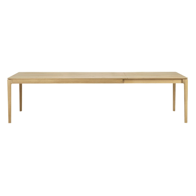 Varnished Oak Bok Extendable Dining Table