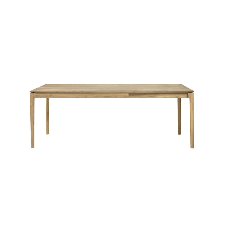 Varnished Oak Bok Extendable Dining Table