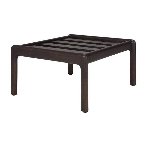 Jack Footstool Frame - Varnished Mahogany - Dark Brown