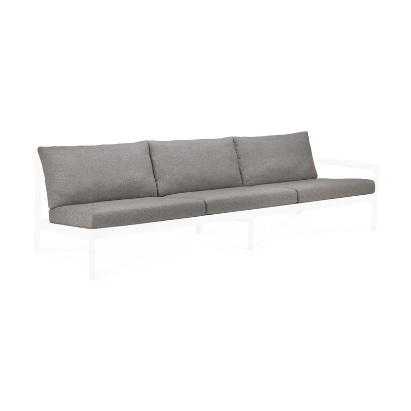 Teak Jack Outdoor Lounge Sofa - 3 Seater Cushions