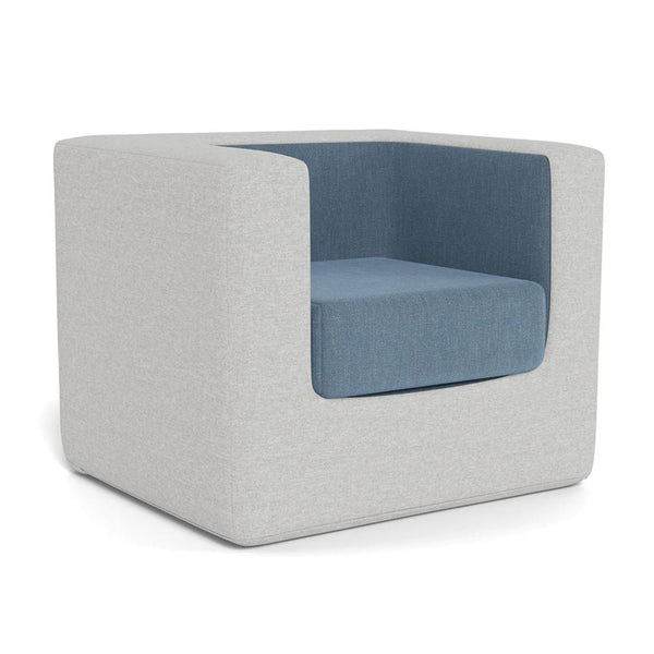 Cubino Chair - Fog Grey/Denim Blue