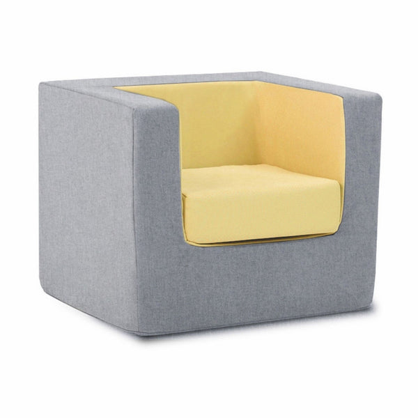 Cubino Chair - Nordic Grey/Yellow