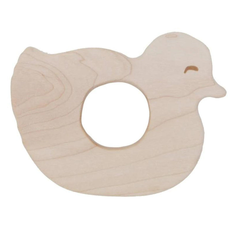 Wooden Teether Duck