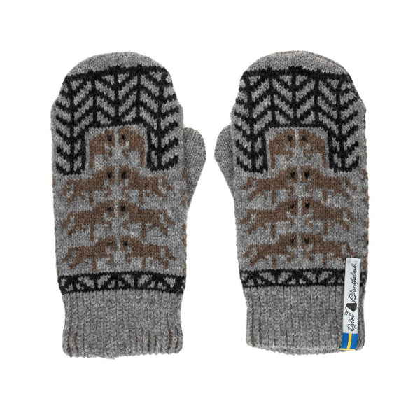 Gotland Pattern Swedish Mittens Double Merino Ojbro Vantfabrik