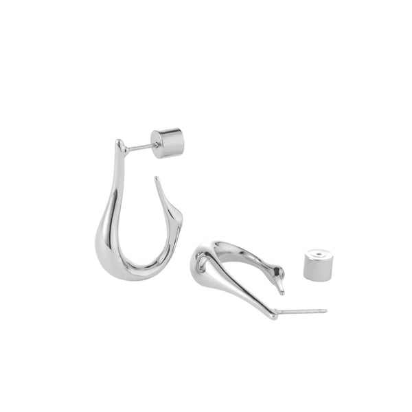 Colette Hoops Silver -Small - Jenny Bird