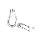 Colette Hoops Silver - Medium - Jenny Bird
