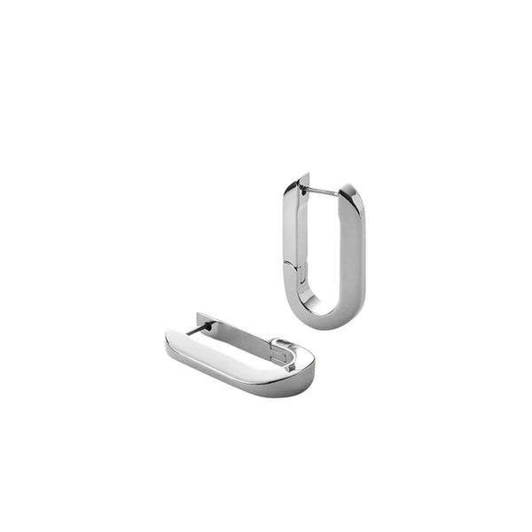 U-Link Earrings Silver - Jenny Bird