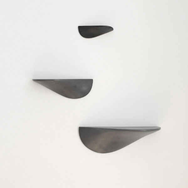 Concrete Shelf - Set of 3 - Black
