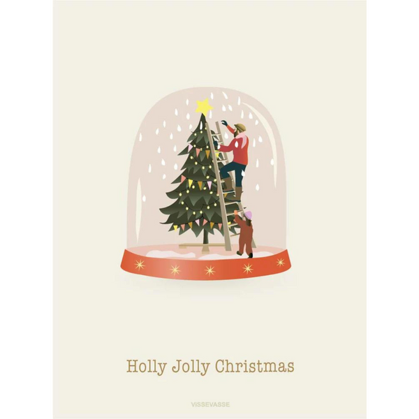 Holly Jolly Christmas - Greeting Card