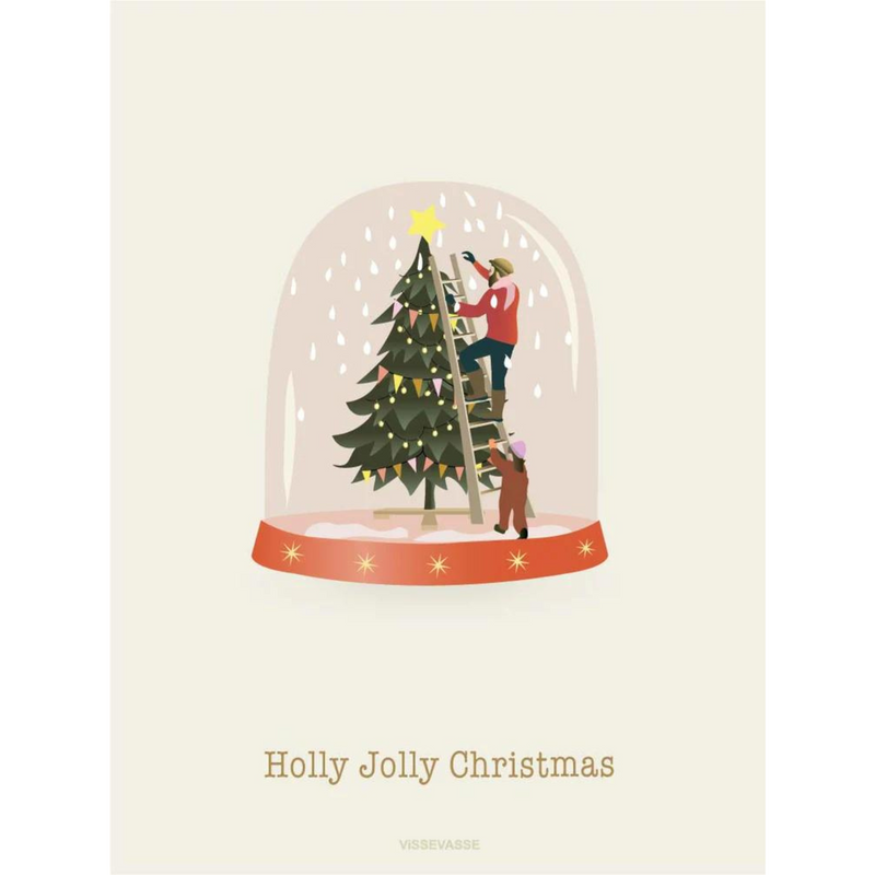 Holly Jolly Christmas - Greeting Card