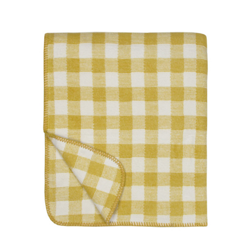 Gingham Cotton Blanket by Lina Johansson