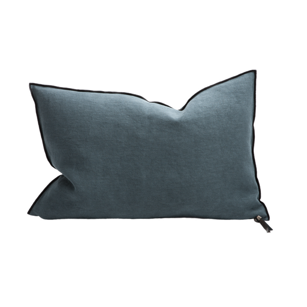 Stone Washed Linen Pillow - 16x24" - Canard