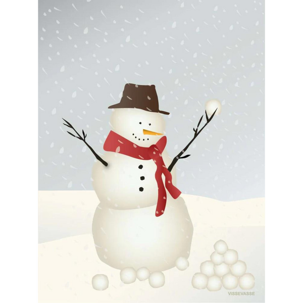 Snowman- Greeting Card