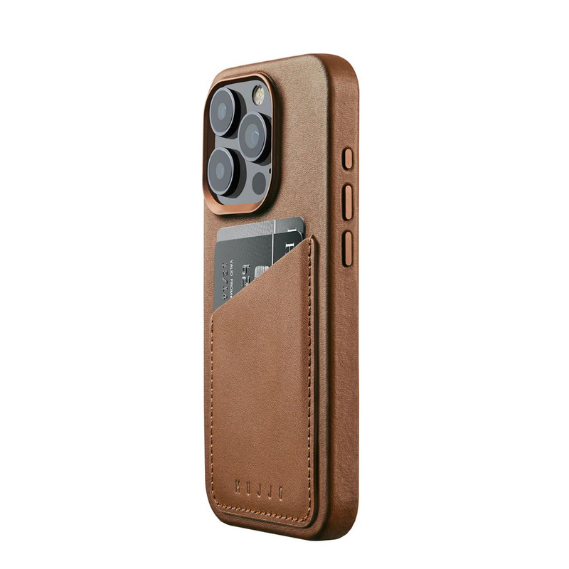 Mujjo Full Leather MagSafe Wallet Case For iPhone