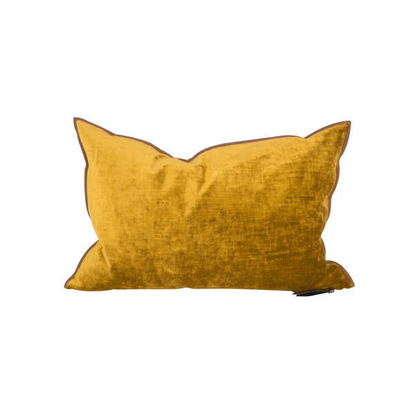 Royal Velvet Pillow - 12x20" - Ocre
