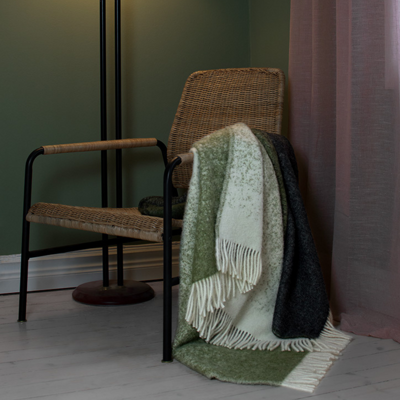 Fade Wool Blanket by Lina Johansson