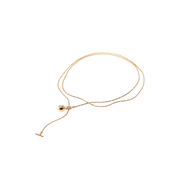 Constance Wrap Necklace Gold - Jenny Bird