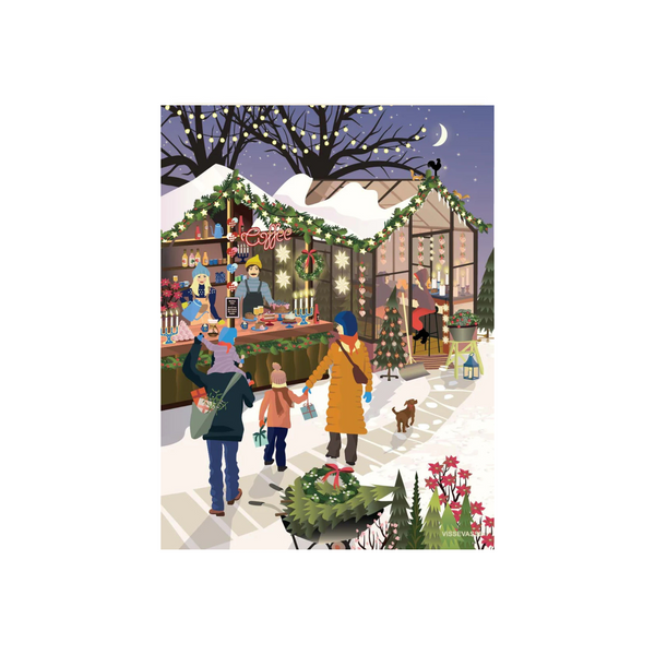 Christmas Market  - mini card