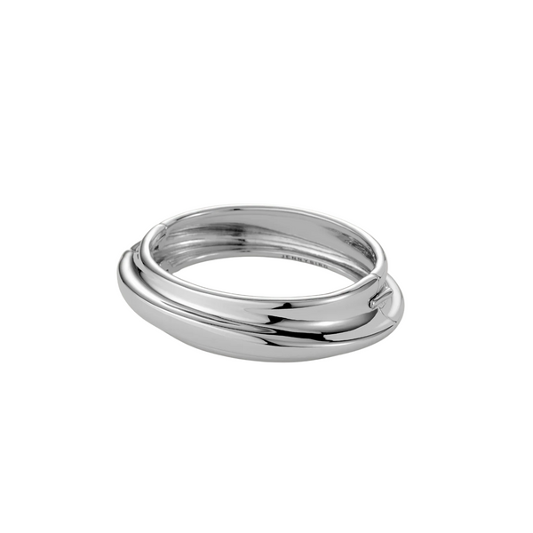 Lennon Bangle Silver - Jenny Bird
