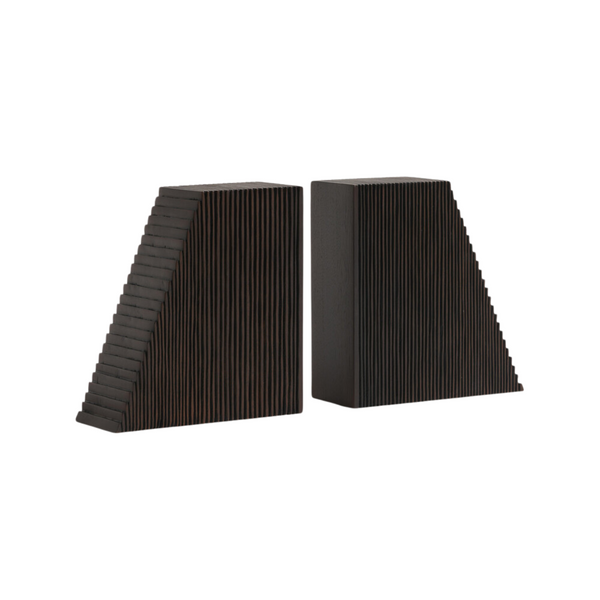 Grooves Book Ends - Set of 2