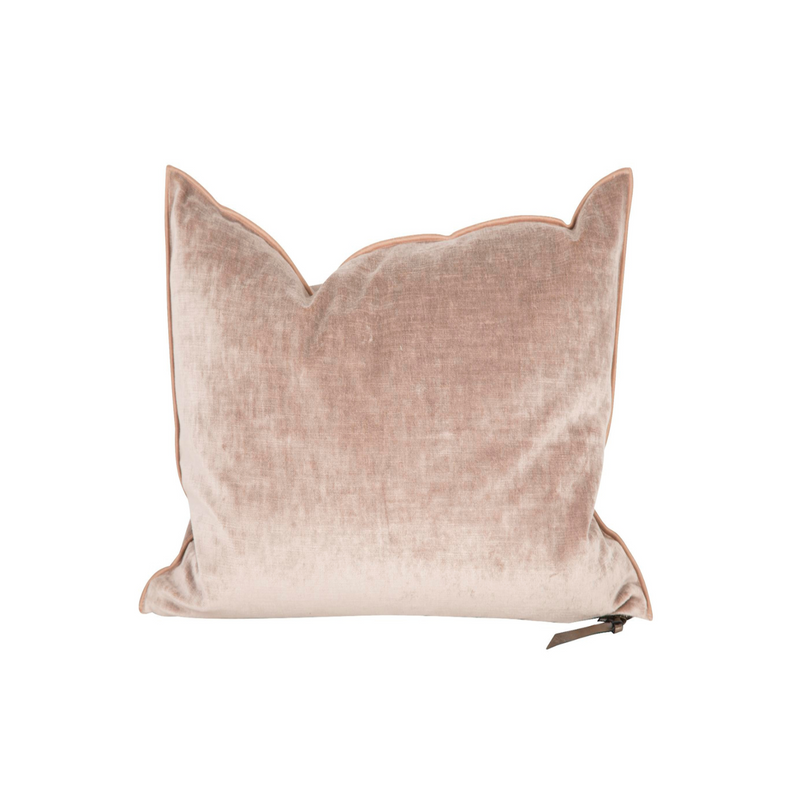 Royal Velvet Pillow - 26x26" - Blush