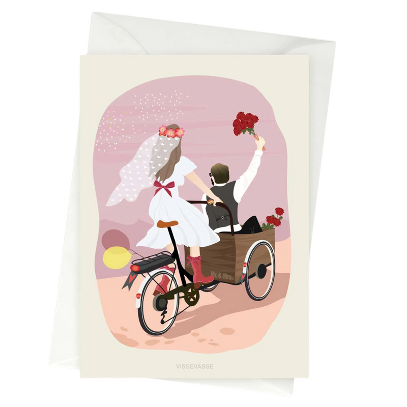 Wedding Bike  - Greeting Card