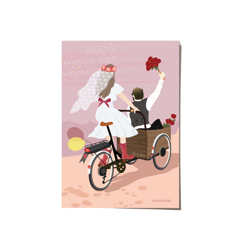 Wedding Bike - mini card / gift tag