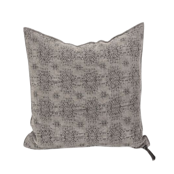 Stone Washed Jacquard - 26x26" - Kilim Ecorce