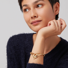 Padlock Heart Chain Bracelet Gold - Jenny Bird