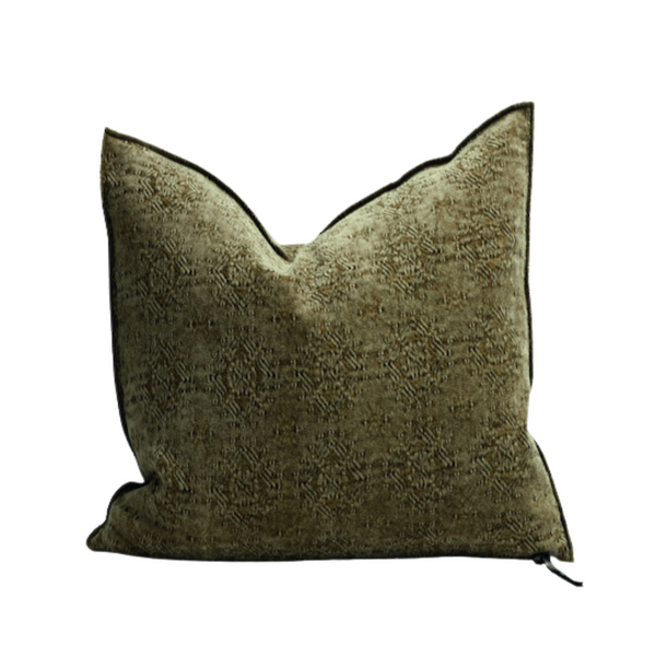 Stone Washed Jacquard - 26x26" - Kilim Bronze