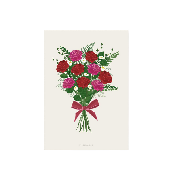 Bouquet of Roses - mini card / gift tag