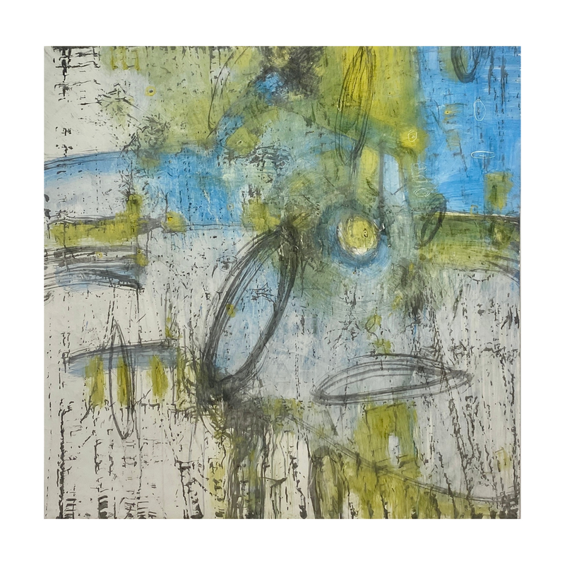 Jeanette Luchese - Stormy Blue & Yellow Sky