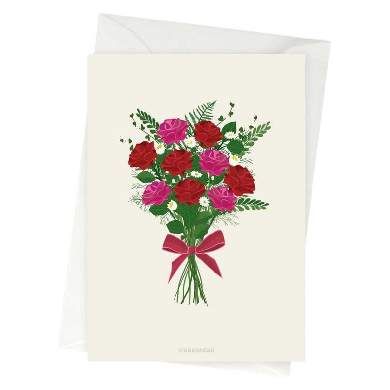 Bouquet of Roses - Greeting Card