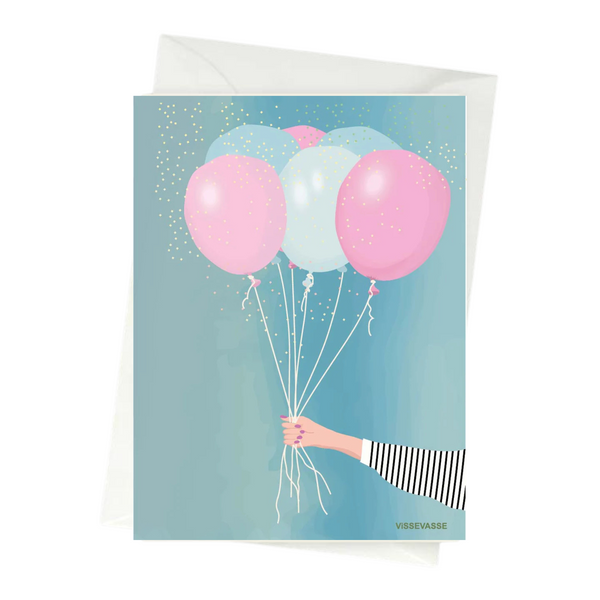 Bouquet of Balloons - Greeting Card