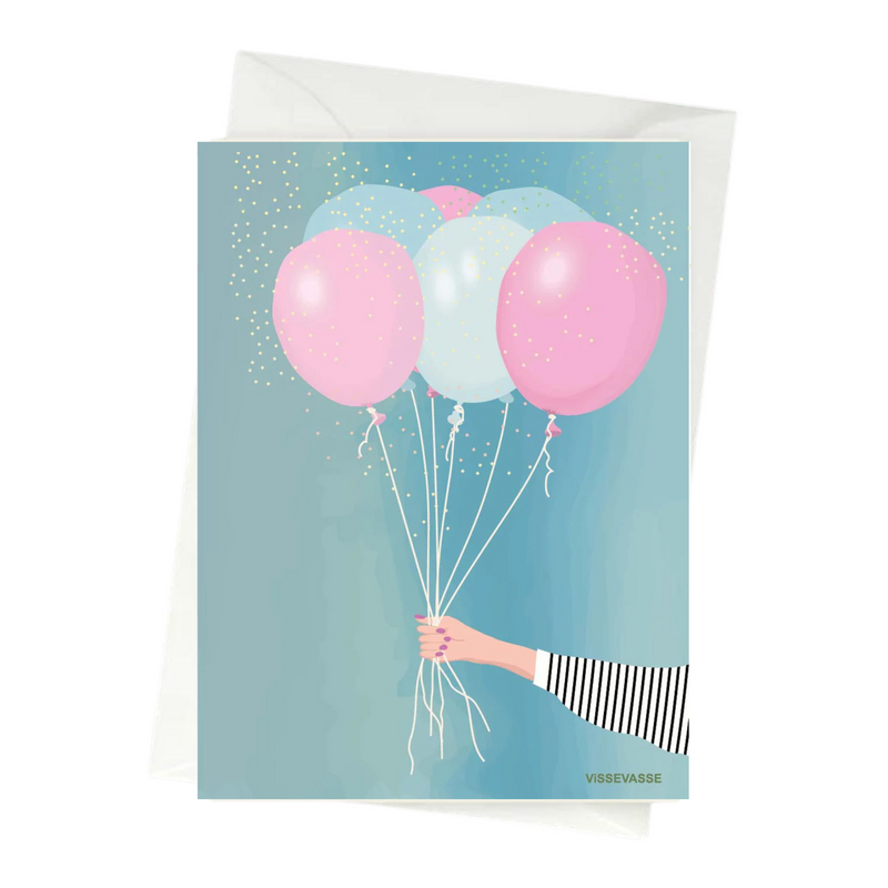 Bouquet of Balloons - Greeting Card